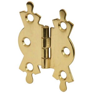 PREMIER 2 PCE 50 MM BUTTERFLY HINGE BRASSED E.B.