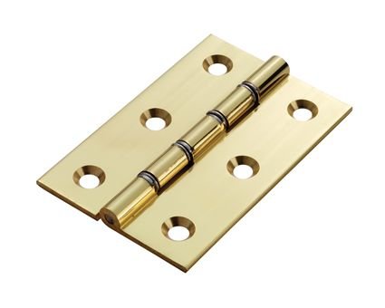 PREMIER 2 PCE 4" SOLID BRASS BUTT HINGE D.S.W