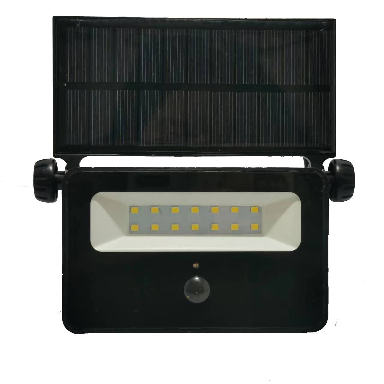 GREENLAMP SELENE 15W LED SOLAR FLOODLIGHT PIR IP65 1200 LUMENS CCT